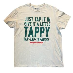 Happy Gilmore Adult LG Give It A Little Tappy Tap-Tap-Taparoo graphic t-shirt